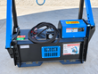 Raytree RMBD50 rear hydraulics: coiled hoses, pressure gauge, 12-24 GPM motor label