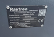 Raytree data plate: Vibratory Roller, model RMVR76, gross weight 810 kg