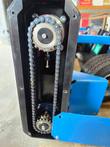 Raytree soil conditioner drive chain and sprockets inside the enclosed chain case