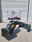 Raytree RMSG29 stump grinder attachment, front-angled view of the full unit