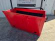 Red Raytree RSDB72 72-inch side discharge bucket outside the Chupp Industrial shop