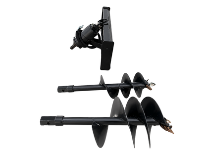 Wolverine Hydraulic Skid Steer Auger with 12" & 18" Bits