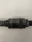 Adjustment collar of an expanding reamer marked 0.714 to 0.755 inch with a zero scale