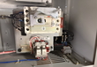 Circuit breaker, relays and terminal blocks inside the Eaton DG1 enclosure