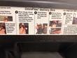 Five-step instruction label on the Kaivac OmniFlex battery box