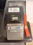 Hour meter reading 226.0 beside the battery gauge on the Kaivac OmniFlex battery box