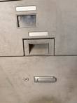 Front drawer pull, lock and latch on the Glory coin recycler