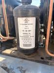 Kraftube refrigerant receiver label, 500 psig design pressure, on the cooler's compressor deck