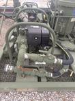 Hatz diesel engine with piping and a hand valve on the fuel transfer skid
