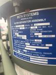 Blue Beta Systems filter separator data plate listing 125 GPM and 100 PSI maximum