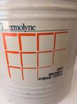 Thermolyne Cryo Biological Storage System label with orange grid logo on the dewar body