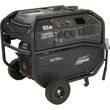 NorthStar e14000s generator seen from the engine end, e670 engine cover, control panel, wheels and handle bar