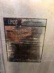 EPCO operating instructions label for holding and proofing, with proofing and holding steps