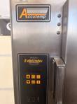 AccuTemp Evolution boilerless steamer control panel and stainless door handle