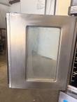 Close view of a Blodgett oven door and glass window