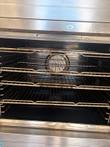 Blodgett convection oven interior showing racks and convection fan