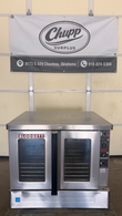 Blodgett Zephaire convection oven with two glass doors and control panel on the right