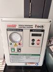 Poweramp iDock vehicle restraint control panel face with signal light, message display and engage and release buttons