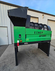 EINGP GF480 trommel screener, control box with red isolator and yellow emergency stop