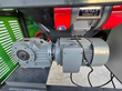 Gearmotor and drive motor under the EINGP GF480 screener, with red component and motor data plate