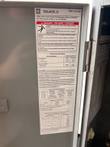 Door label: Square D NEMA Size 0 and 1 combination motor controller, danger warning and ratings tables