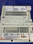 Siemens HiPath Wireless AP3610 access point underside label with FCC and 48V 0.3A rating