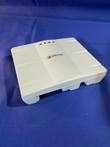 Enterasys wireless access point angled to show the logo, indicator lights and mounting feet