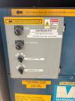 Chiller control box with pump, refrigeration, secondary pump and secondary fan switches and an arc flash warning