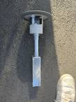Poke-thru floor outlet assembly: round flange, round can, conduit stem and galvanized steel box