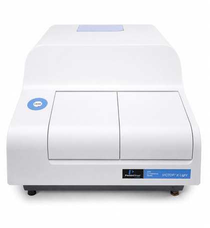 PerkinElmer Victor X Light 2030 luminescence reader, front view on a white background