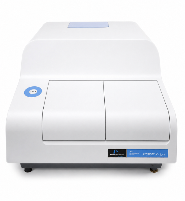 PerkinElmer Victor X Light 2030 luminescence reader, front view on a white background