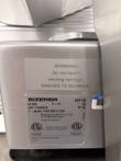Bizerba GSP HD 33 data plate: 120V, 60Hz, single phase, ETL listed, made in Germany, with carriage warning label