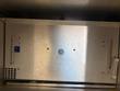 Freezer interior rear panel with temperature dial, shelf rails and thermometer