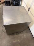 McCall F-6E stainless steel freezer seen from above, top and side